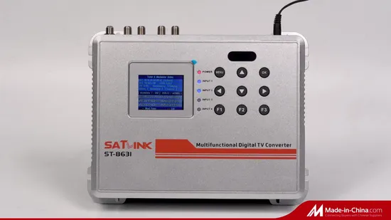 DVB-T 8 Route 1080P Modulator 8 Channels RF out