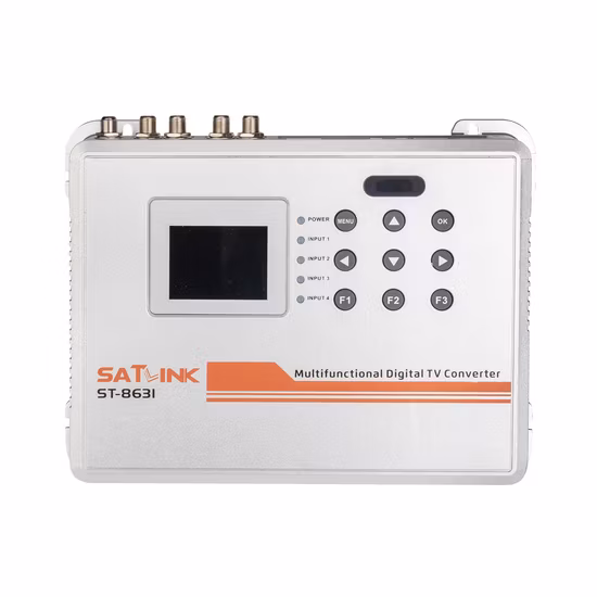 DVB-T 8 Route 1080P Modulator 8 Channels RF out